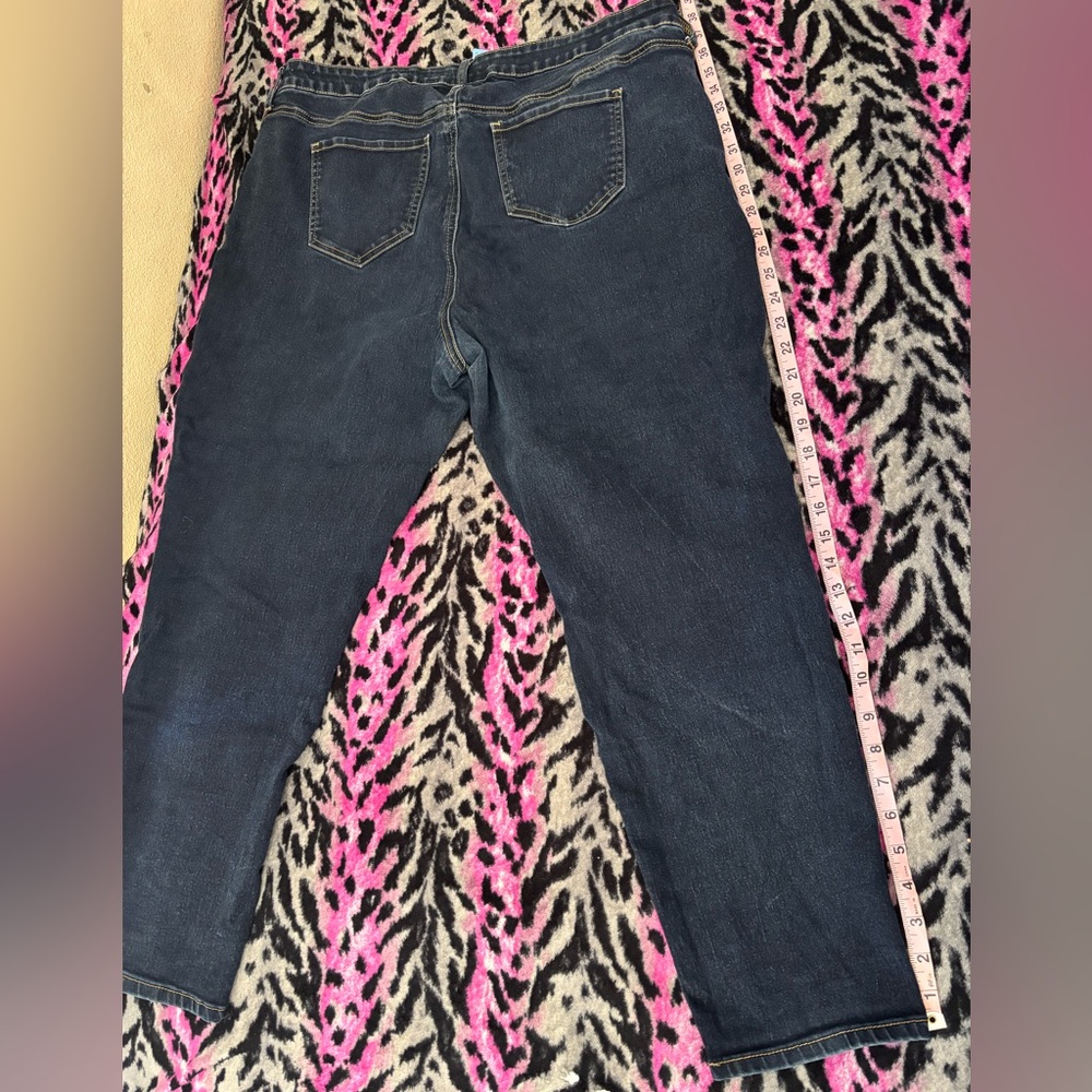Dark Blue Women's Plus Size Jeans 3X